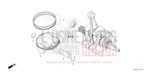 VILEBREQUIN/PISTON CRF450RN de 2022